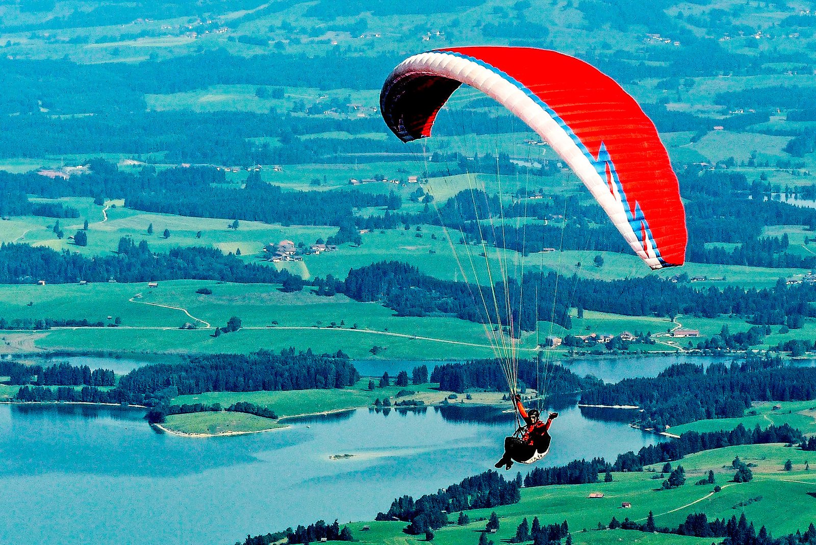Te animarías a volar en parapente?